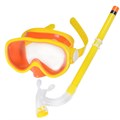 E33114-5 Набор для плавания детский маска+трубка (ПВХ) (желтый) - фото 76861