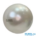 Мяч для художественной гимнастики однотонный, d=15 см (жемчужный) - фото 77527