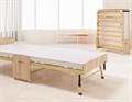 Двуспальная деревянная раскладушка Основа сна (120x200см) ВЕНГЕ - фото 77671