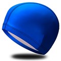 Шапочка для плавания ПУ одноцветная (Синяя) B31516 - фото 79994