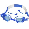 Очки для плавания юниорские (сине/белые) E36857-1 - фото 80010