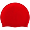 B31520-3 Шапочка для плавания силиконовая одноцветная (Красный) - фото 80261