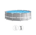 Intex 26718 / Каркасный бассейн Prism Frame /366x122 см + фильтр, лестница - фото 80875 Intex 26718 / Каркасный бассейн Prism Frame /366x122 см + фильтр, лестница - фото 80875