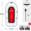Надувная лодка Challenger 2 Set Intex 68367 + весла/насос - фото 81437 Надувная лодка Challenger 2 Set Intex 68367 + весла/насос - фото 81437