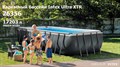Каркасный бассейн Intex 26356 Ultra XTR Rectangular Frame + песочный насос, лестница, тент, подстилка (549х274х132см) - фото 81950
