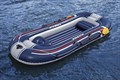 Надувная лодка Treck X3 Bestway 61110 +вёсла, ножной насос (307х126см) - фото 82545