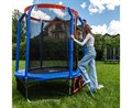 Батут DFC JUMP BASKET 6ft внутр.сетка, лестница (183cм) 6FT-JBSK-B - фото 83039