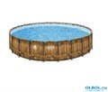 Каркасный бассейн Bestway 56725 с фильтр-насосом, лестницей и тентом, (488х122) - фото 83126
