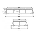 Intex 28273 / Прямоугольный каркасный бассейн / 450х220х84 см - фото 83204