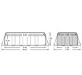 Каркасный бассейн Intex 26356 Ultra XTR Rectangular Frame + песочный насос, лестница, тент, подстилка (549х274х132см) - фото 83205