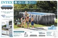 Каркасный бассейн Intex 26356 Ultra XTR Rectangular Frame + песочный насос, лестница, тент, подстилка (549х274х132см) - фото 83276