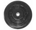 Диск обрезиненный BARBELL MB (металлическая втулка) 10 кг / диаметр 51 мм - фото 83919