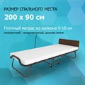 Раскладушка с матрасом Элеонора ПРЕМИУМ (200x90x43см) ДУБ - фото 85201