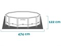 Intex 28242 / Круглый каркасный бассейн (457х122см) + фильтр-насос, лестница, тент, подстилка - фото 85591 Intex 28242 / Круглый каркасный бассейн (457х122см) + фильтр-насос, лестница, тент, подстилка - фото 85591