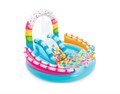 Игровой центр Intex 57144 "Сладкая забава" с горкой и игрушками / 165л / от 2 лет / 170х168х122см - фото 85848