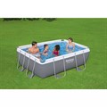 Прямоугольный каркасный бассейн Bestway 56629 +  насос-фильтр  (282х196х84) - фото 87322