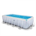 Intex 26780 / Каркасный бассейн Chevron Prism Frame  400х200х100 cм +насос,  лестницы с площадкой - фото 87411