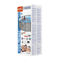 Bestway 5619E / Круглый каркасный бассейн Steel Pro MAX + насос фильтр, лестница, тент (488х122см) - фото 87468