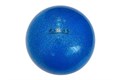 Мяч для художественной гимнастики однотонный, d=15 см (синий с блестками) - фото 87490