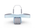 Тренажёр для пресса AB Roller SND голубой с ковриком 34 х 17 x 0.6 cм SND-B - фото 91452