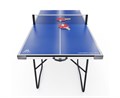 Теннисный стол DFC TORNADO Cyclone SB-PT-02B (синий) SB-PT-02B /  сетка, 2 ракетки и шарики. - фото 91594