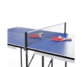 Теннисный стол DFC TORNADO Cyclone SB-PT-02B (синий) SB-PT-02B /  сетка, 2 ракетки и шарики. - фото 91597