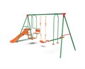 Детский комплекс DFC MULTIPLAY качели: планер, лодка, верёвочные; горка MSGL-01 - фото 91647