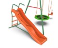 Детский комплекс DFC MULTIPLAY качели: верёвочные, для малышей, гнездо; горка SBN-03 - фото 91672