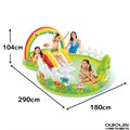 Intex 57154 / Надувной игровой центр МОЙ САД  / 290 x 180 x 104 см - фото 92046