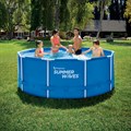 Каркасный бассейн / 305х106см / Summer Waves P20-1042-Z + лестница, подстилка, тент - фото 92583
