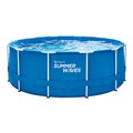 Каркасный бассейн / 396х132 / Summer Waves P20-1352-B +фильт насос, лестница, тент, подстилка, набор для чистки, скиммер - фото 92708 Каркасный бассейн / 396х132 / Summer Waves P20-1352-B +фильт насос, лестница, тент, подстилка, набор для чистки, скиммер - фото 92708