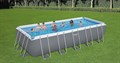 Прямоугольный каркасный бассейн Bestway 5619Q / 549х274х132 cм / +песочный фильтр-насос , лестница, тент - фото 92942