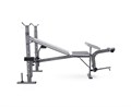 Скамья со стойками под штангу DFC D702 PRO широкий хват, с партой для бицепса - фото 93521