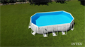Чаша для овального каркасного бассейна Intex Prism Frame Oval 5,03 х 2,74 х 1,22 м / 12736 - фото 94698
