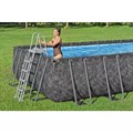 Bestway 561KJ / Каркасный прямоугольный бассейн - "APX" 365  /956x488x132см / + песч.фил-нас, лестн, тент, полисферы - копия - фото 94755