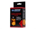 Мячики для н/тенниса DONIC EXCLUSIVE 3* 40+, 6 штук, оранжевый - 658038E - фото 94896