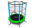 Батут детский DFC SMRKIDS 55" с сеткой, GREEN - TX-B7105FG - фото 95035