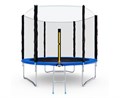 Батут с сеткой DFC PELPO 8ft / 244 см / с лестницей, BLUE - GBT-8B - фото 95364
