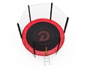 Батут с сеткой DFC PELPO 10ft / 305 см / с лестницей, RED - GBT-10R - фото 95387
