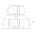 Intex 26788 / Прямоугольный каркасный бассейн Prism Frame / 400х200х100см / + фильтр-насос, лестница - фото 95627
