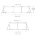 Intex 28272 / Прямоугольный каркасный бассейн / 300х200х75 см - фото 95661