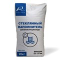 Песок стеклянный Poolmarket фр. 0,5-1,3 мм, 20 кг - фото 96331