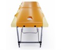 Массажный стол DFC NIRVANA Elegant PREMIUM, цвет оранжево-бежевый TS2010_OB2 / 211х97х89 см - фото 99596