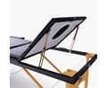Массажный стол DFC NIRVANA, Relax Pro,  дерев. ножки, цвет черный (Black) TS3021_B1 / 219х91х84 см - фото 99625