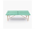 Массажный стол DFC NIRVANA, Optima, дерев. ножки, цвет зеленый (Green), TS20110S_Gr / 213х81х83 см - фото 99658