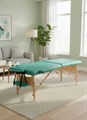Массажный стол DFC NIRVANA, Relax, дерев. ножки, цвет зеленый (Green), TS20111_Gr /186х70х84 см - фото 99665