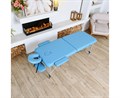 Массажный стол DFC NIRVANA, Elegant LUXE, 186х70х4 см, алюм. ножки, цвет св.голубой (Lt.Blue),  TS2010_Bu  /186х70х84 см - фото 99702