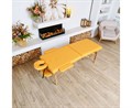 Массажный стол DFC NIRVANA, Relax, дерев. ножки, цвет горчичный (Mustard) TS20111_M / 186х70х84 см - фото 99781